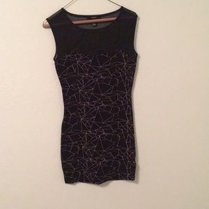 Forever 21 fitted black dress